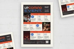 Event Calendar Flyer Template