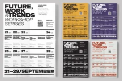Event Calendar Schedule Poster