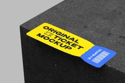 3:1 Event Ticket Mockup