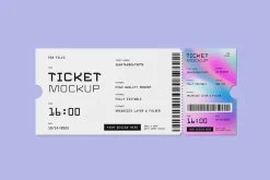 Event Ticket Mockup Set