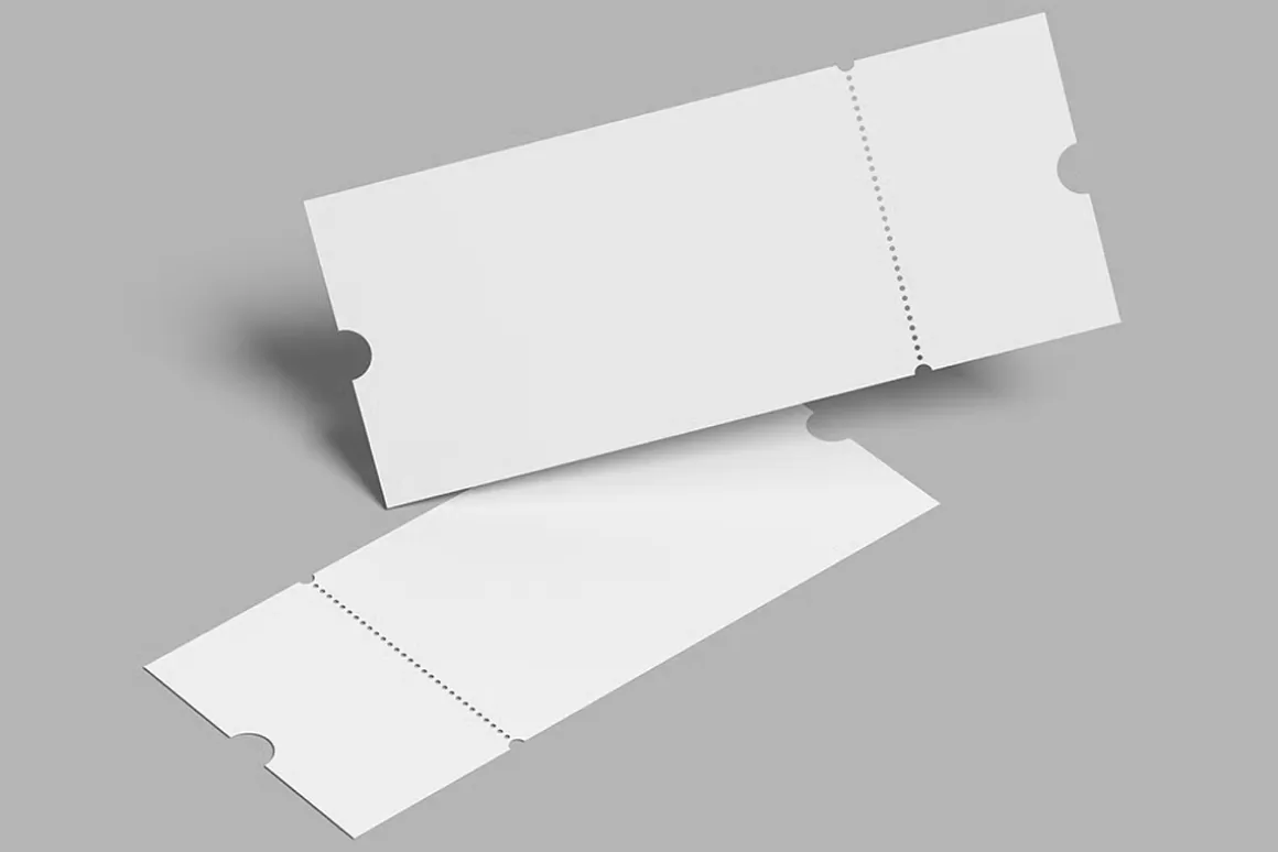 Event Ticket Mockup Set