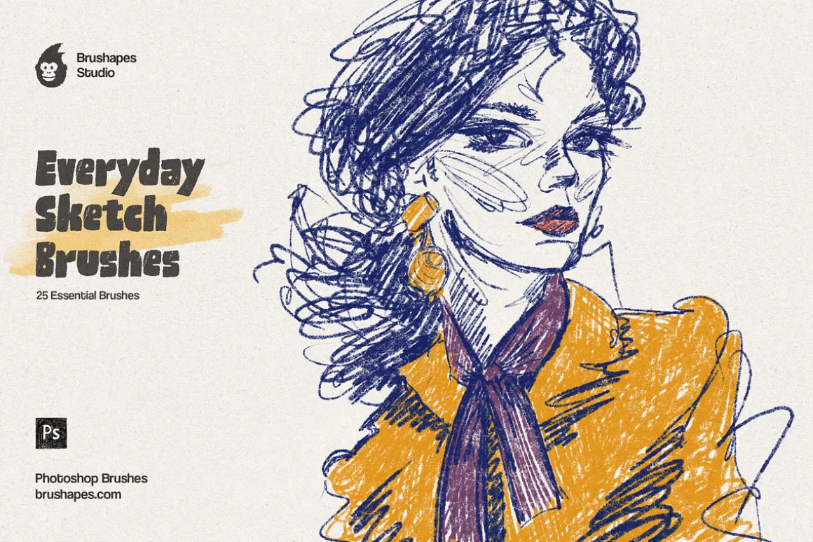 Everyday Sketch Photoshop Brushes