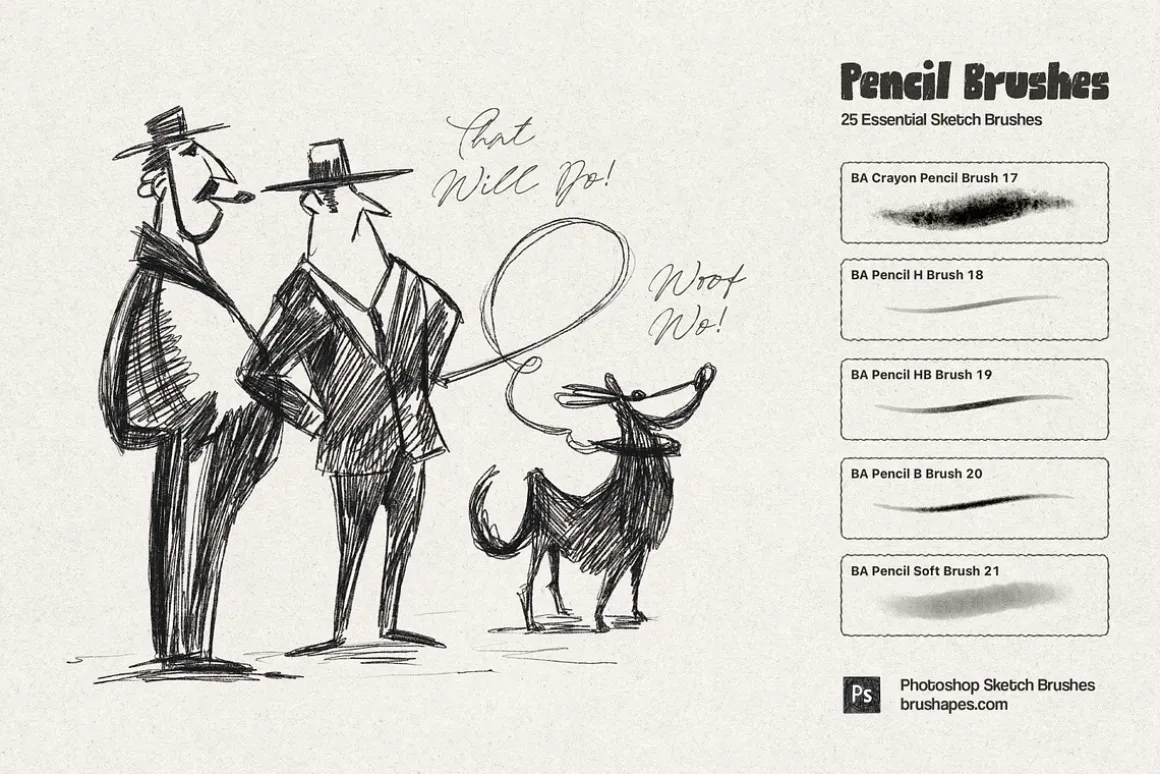 Everyday Sketch Photoshop Brushes