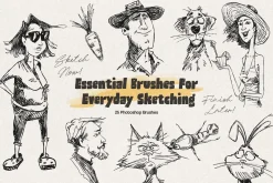 Everyday Sketch Photoshop Brushes