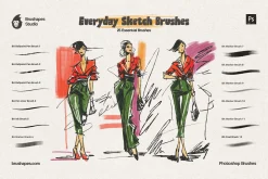 Everyday Sketch Photoshop Brushes