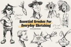 Everyday Sketch Procreate Brushes