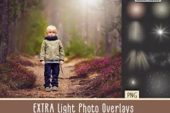Extra Light PNG Photo Overlays
