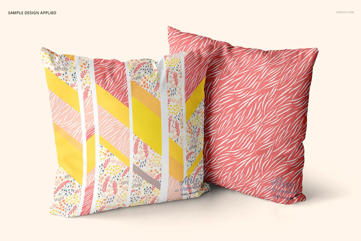Fabric Factory vol.2: Pillow Mockup
