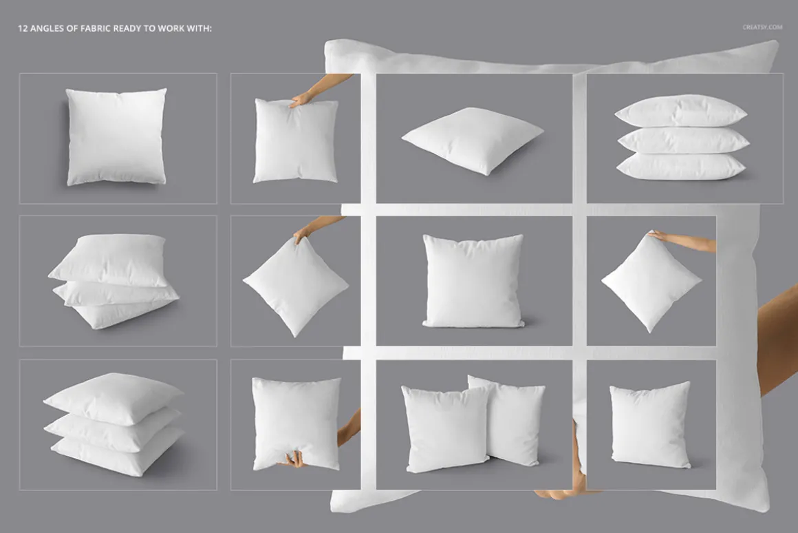 Fabric Factory vol.2: Pillow Mockup