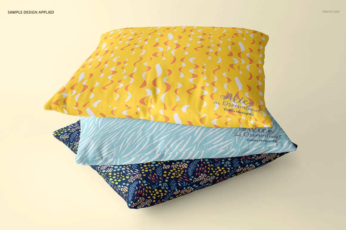 Fabric Factory vol.2: Pillow Mockup