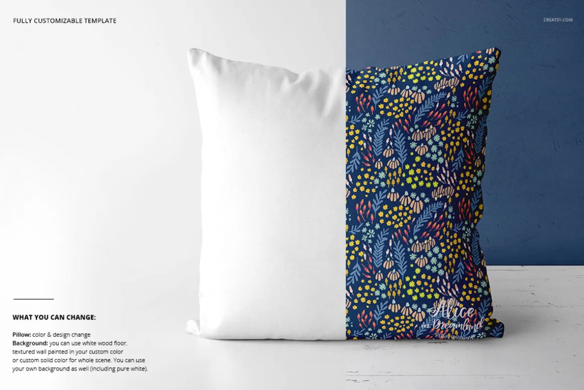 Fabric Factory vol.2: Pillow Mockup