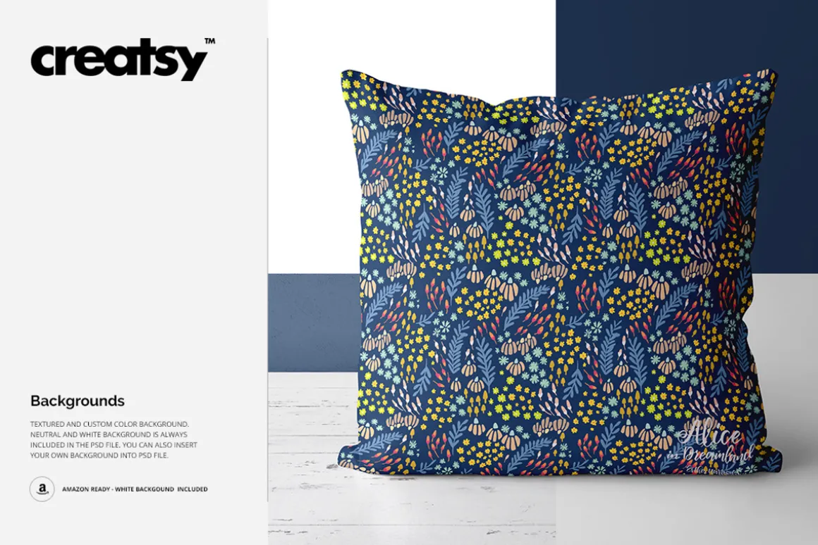 Fabric Factory vol.2: Pillow Mockup