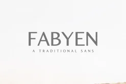 Fabyen A Traditional Sans Font Pack
