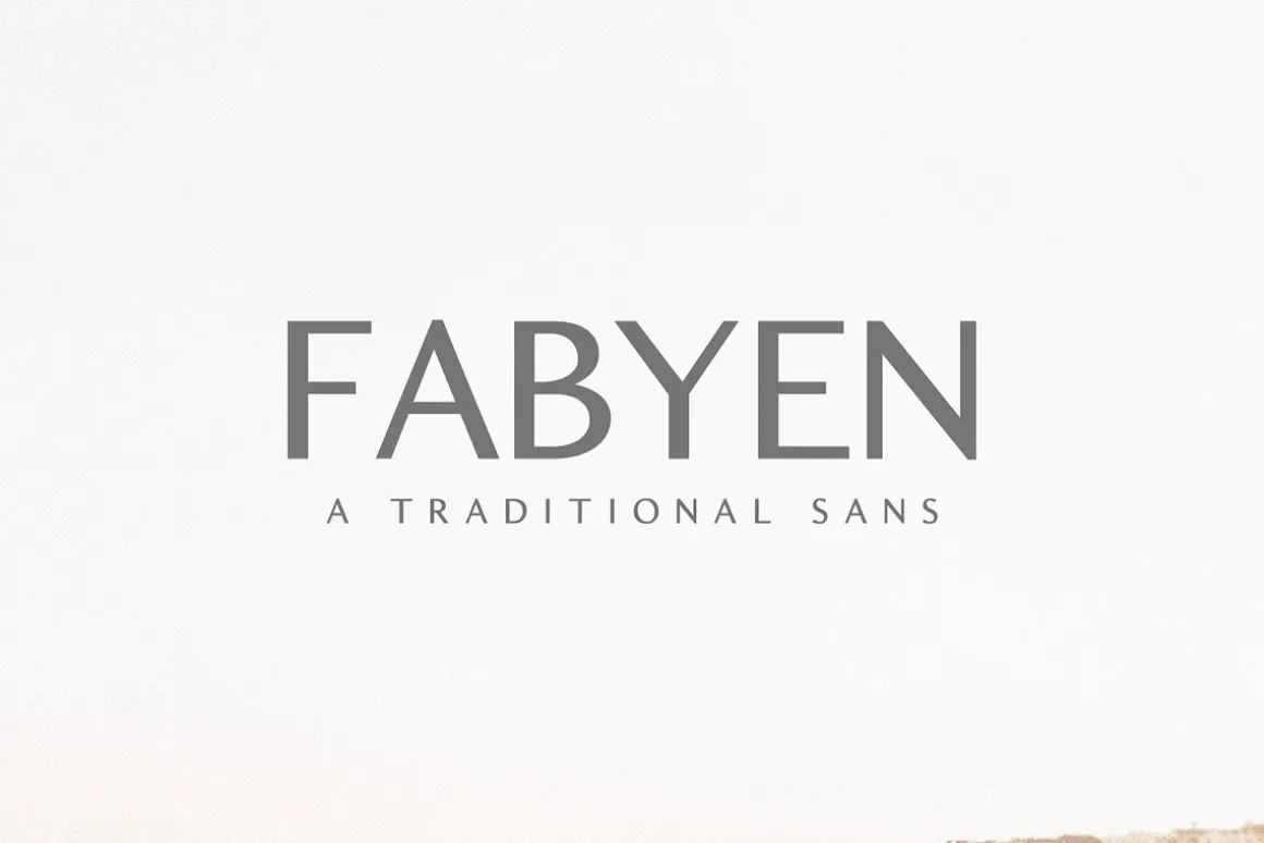 Fabyen A Traditional Sans Font Pack