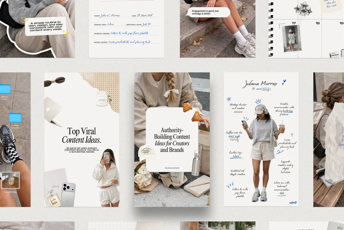 2026 Faceless Instagram Template