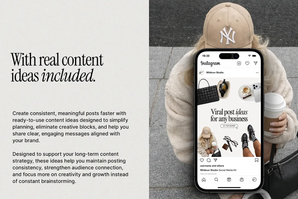 2026 Faceless Instagram Template