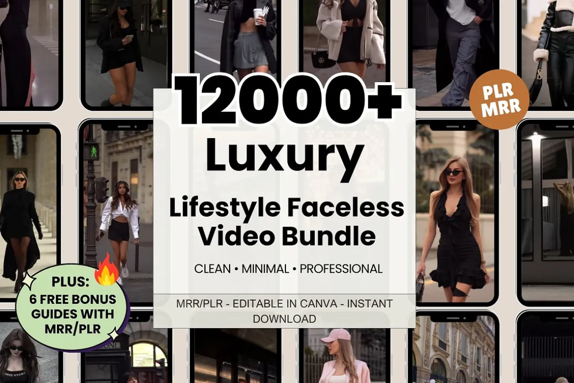 12000+ Faceless Reels Video Bundle