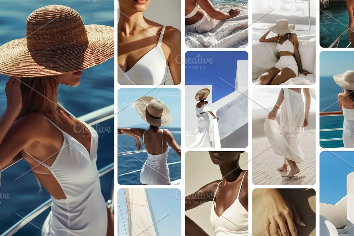80 Faceless Summer Beach Photos
