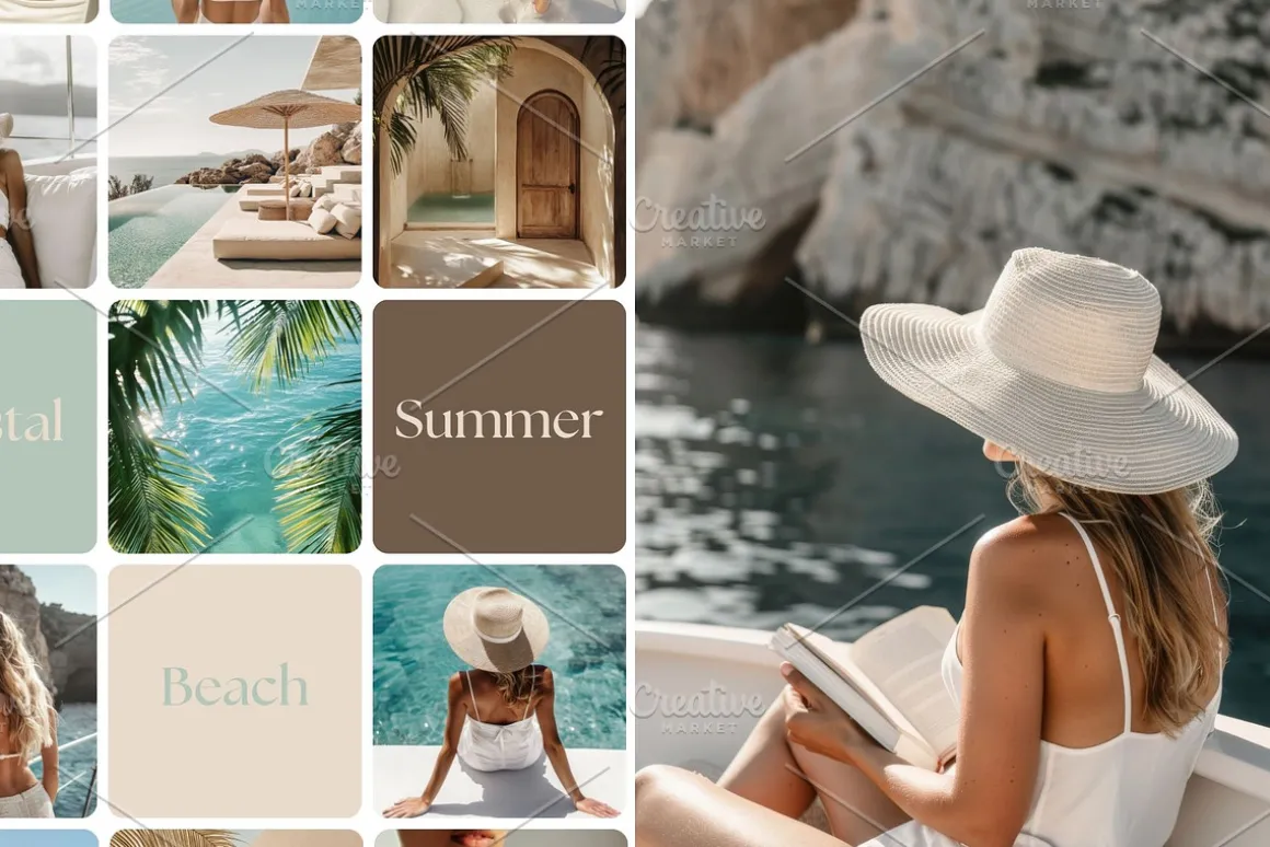 80 Faceless Summer Beach Photos