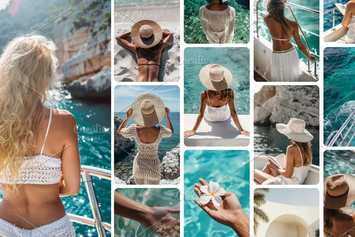 80 Faceless Summer Beach Photos