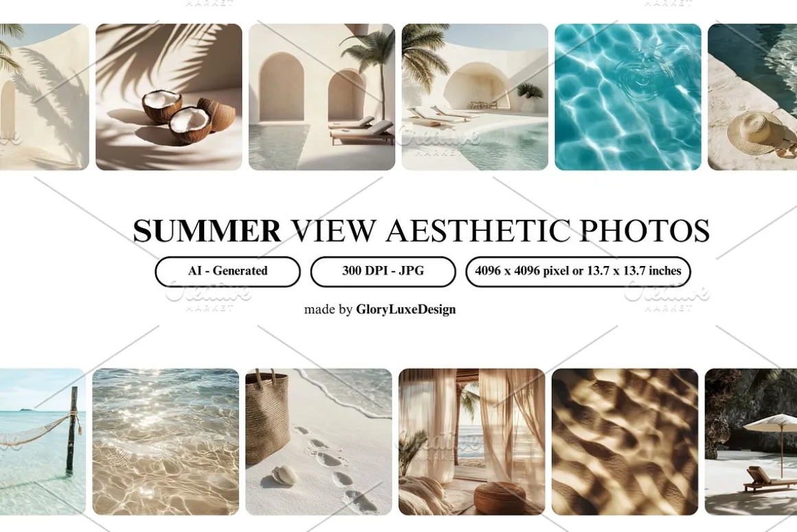 80 Faceless Summer Beach Photos