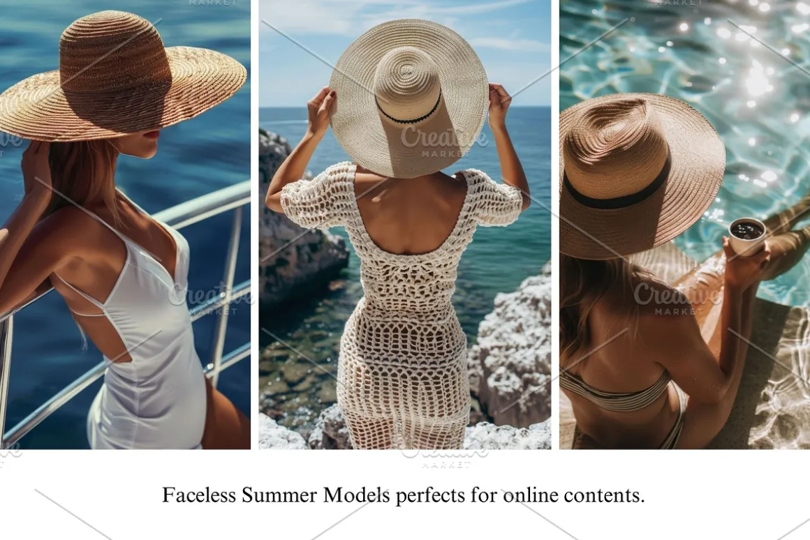 80 Faceless Summer Beach Photos