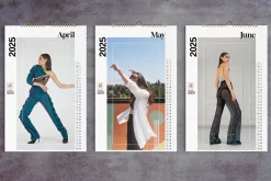 Fahion Theme Wall Calendar 2025