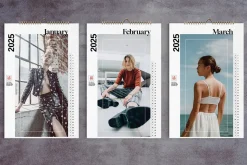 Fahion Theme Wall Calendar 2025