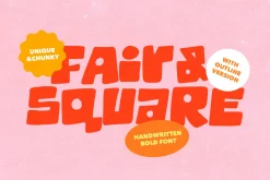 Fair Square - Chunky Bold Font