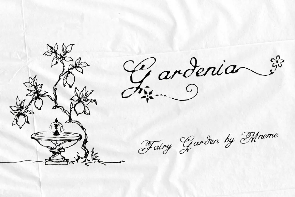 Fairy Garden - Fantasy Script Font