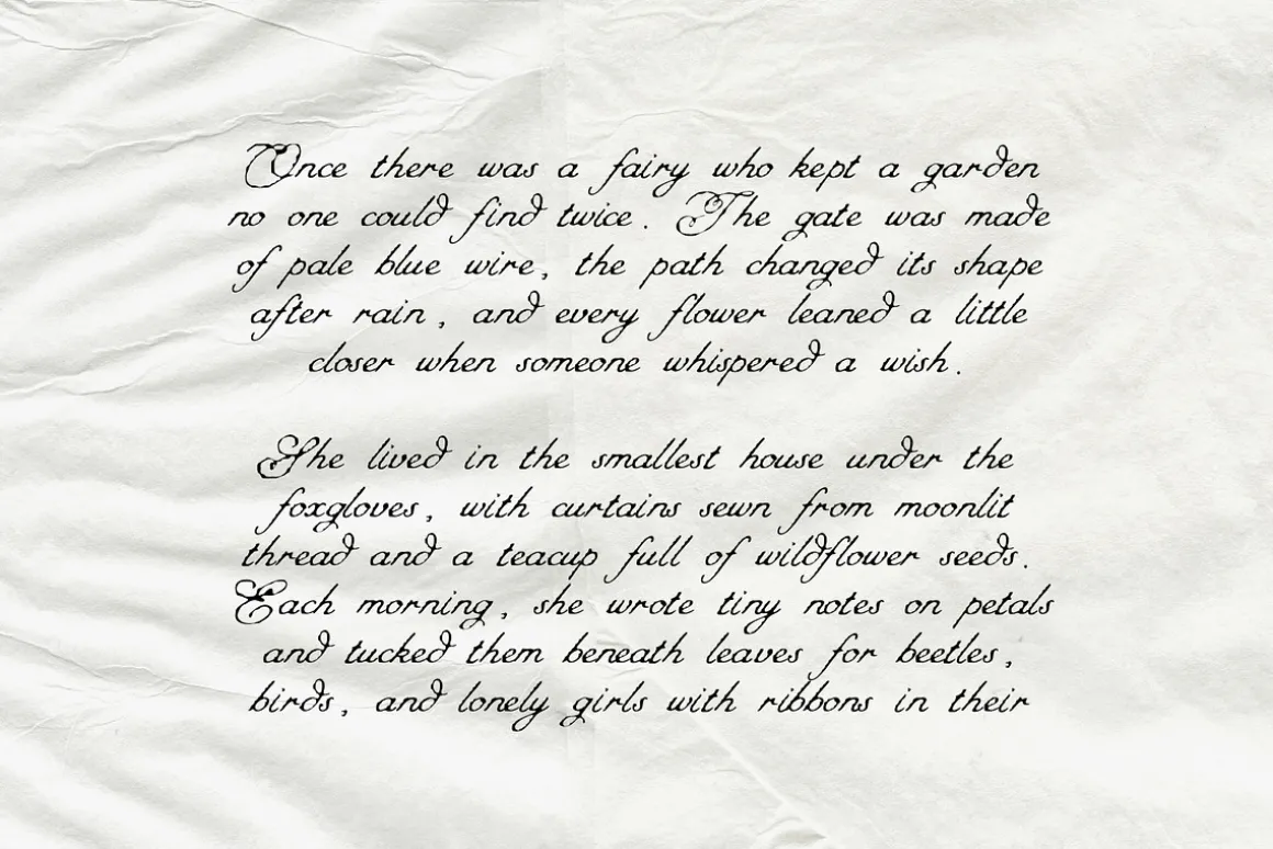 Fairy Garden - Fantasy Script Font
