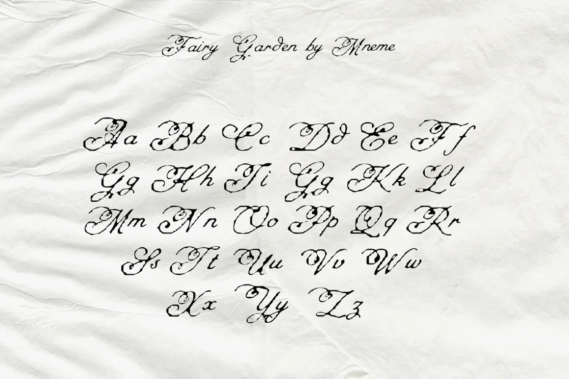 Fairy Garden - Fantasy Script Font