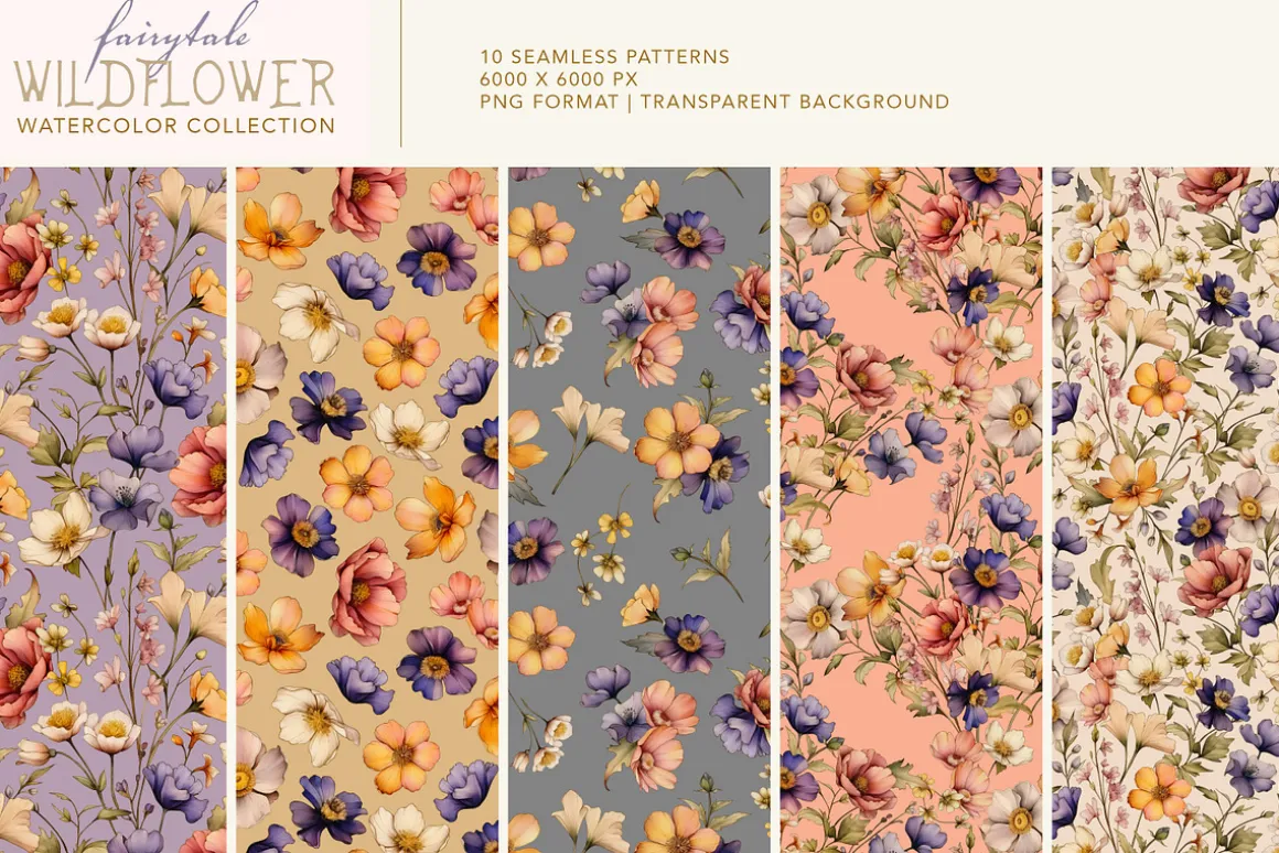 Fairytale Wildflower Watercolor Kit