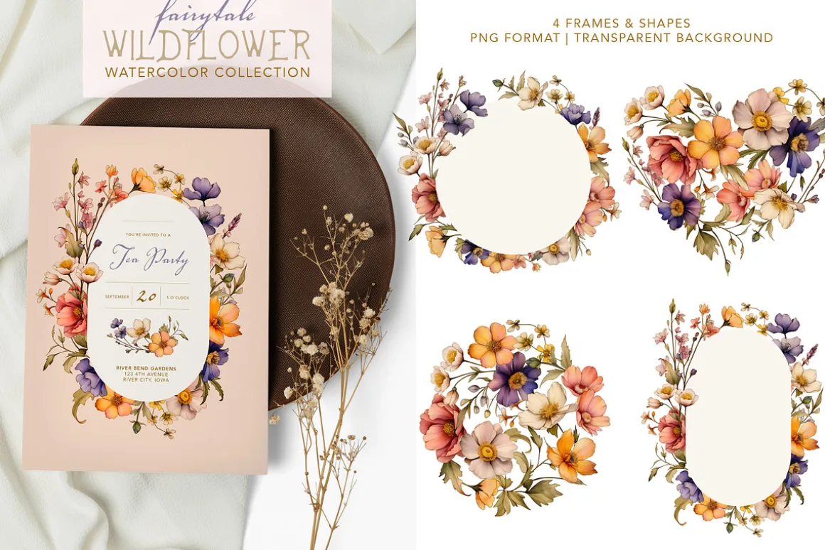 Fairytale Wildflower Watercolor Kit