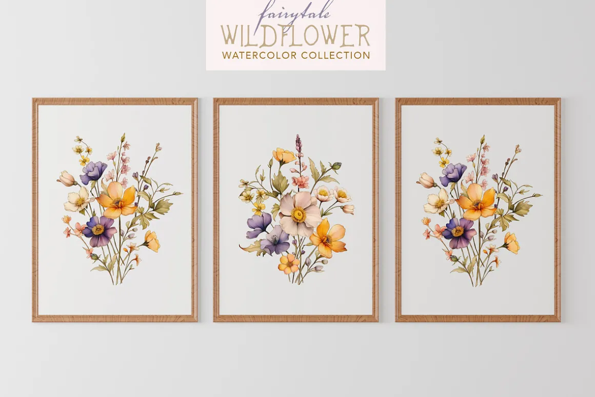 Fairytale Wildflower Watercolor Kit