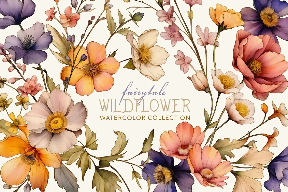 Fairytale Wildflower Watercolor Kit