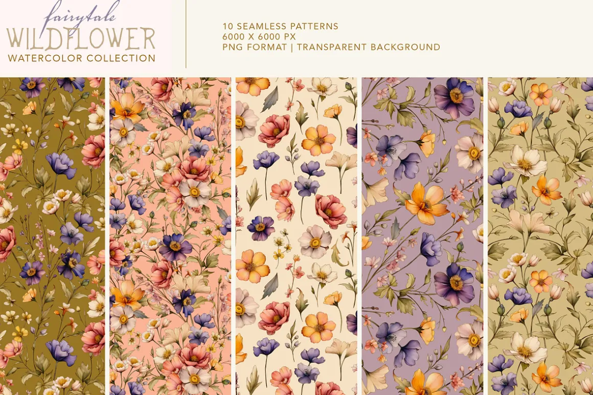 Fairytale Wildflower Watercolor Kit