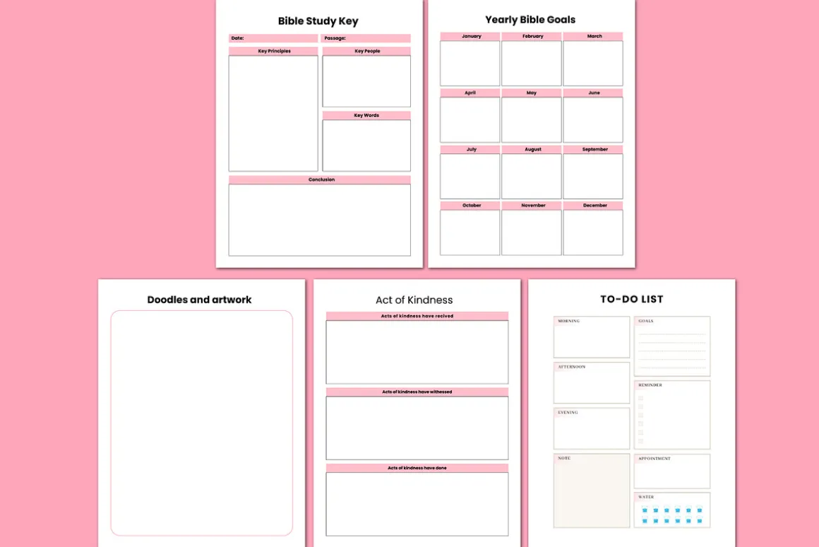 2026 Faith &Scripture Study Journal