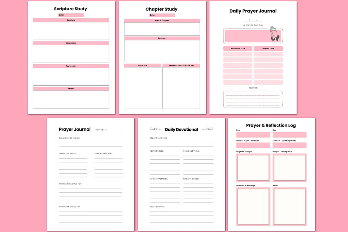 2026 Faith &Scripture Study Journal