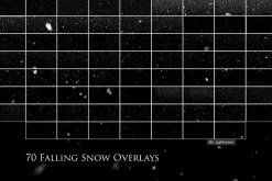 Falling Snow 70 Photo Overlays