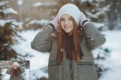 Falling Snow 70 Photo Overlays