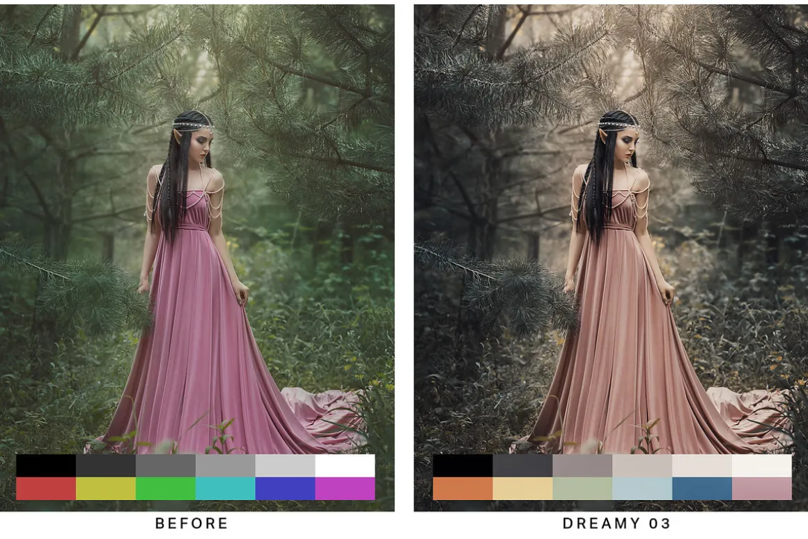 50 Fantasy Lightroom Presets & LUTs