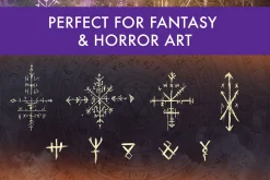 Fantasy Spell Book Brush Set
