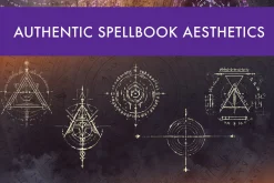 Fantasy Spell Book Brush Set