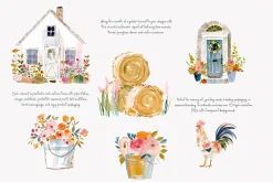 farm animals cozy farmhouse set