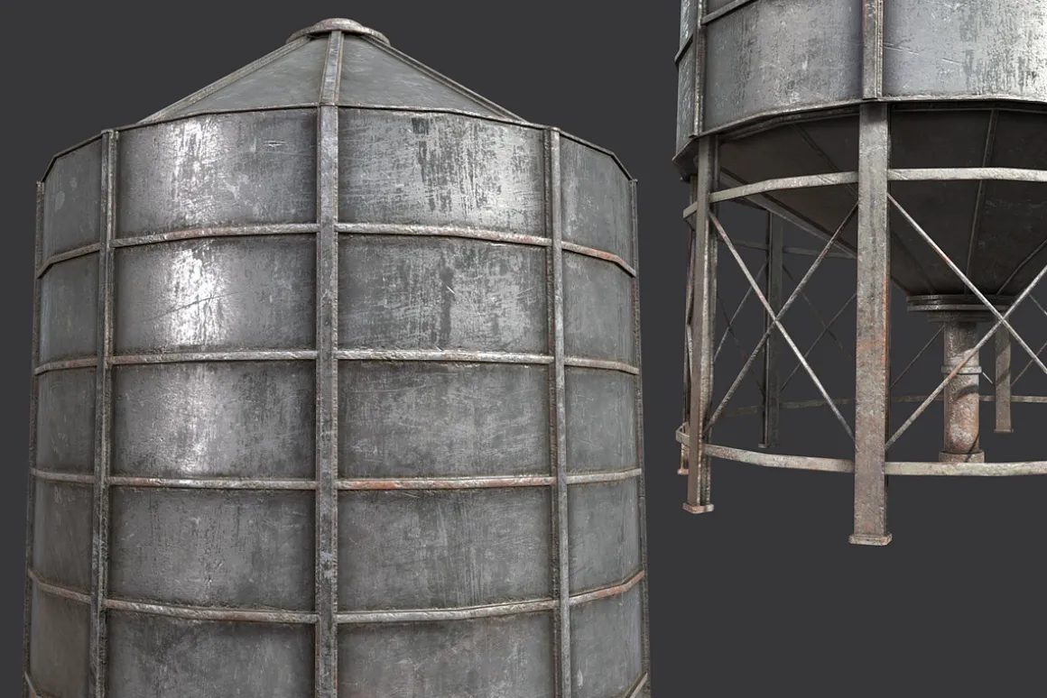 Farm Silo 6A PBR