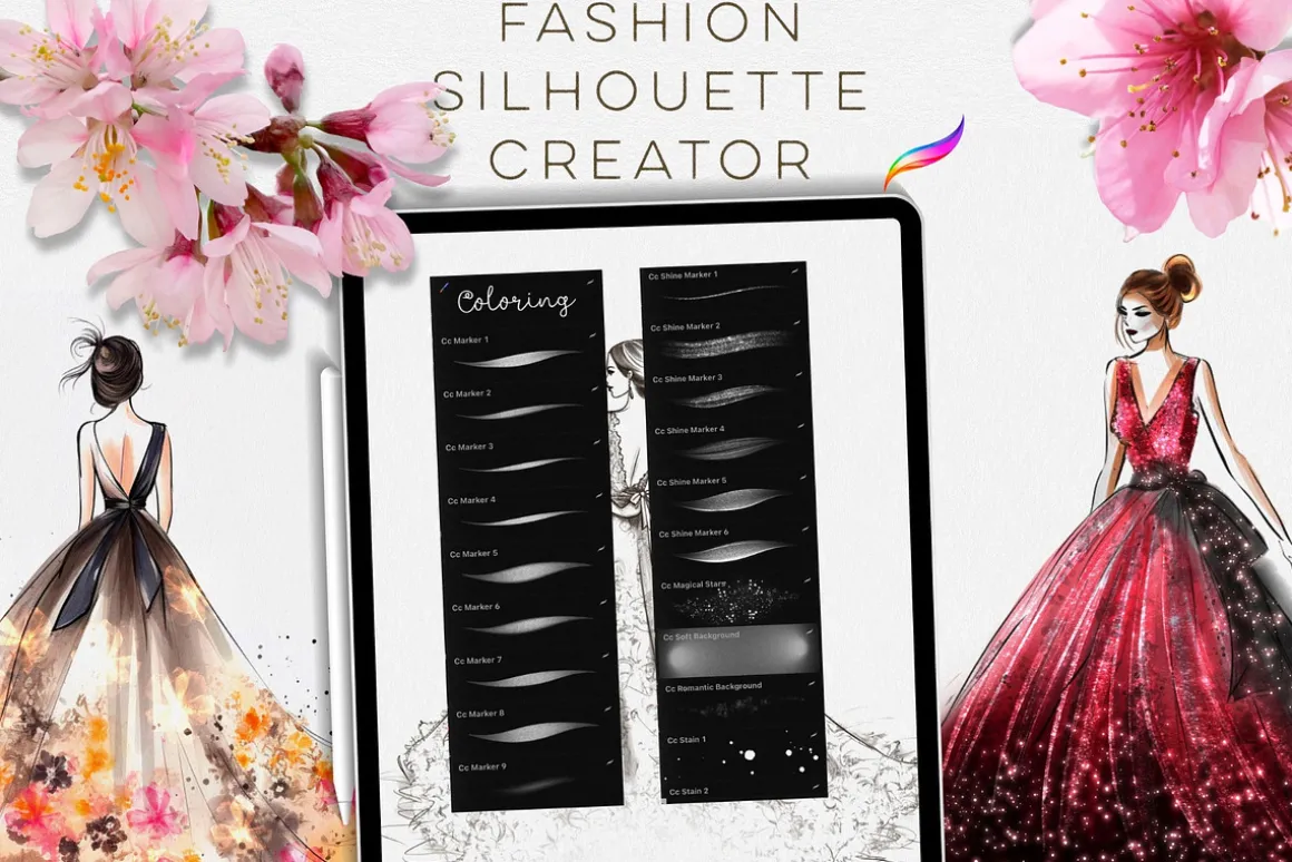 FASHION SILHOUETTE CREATOR Brushes