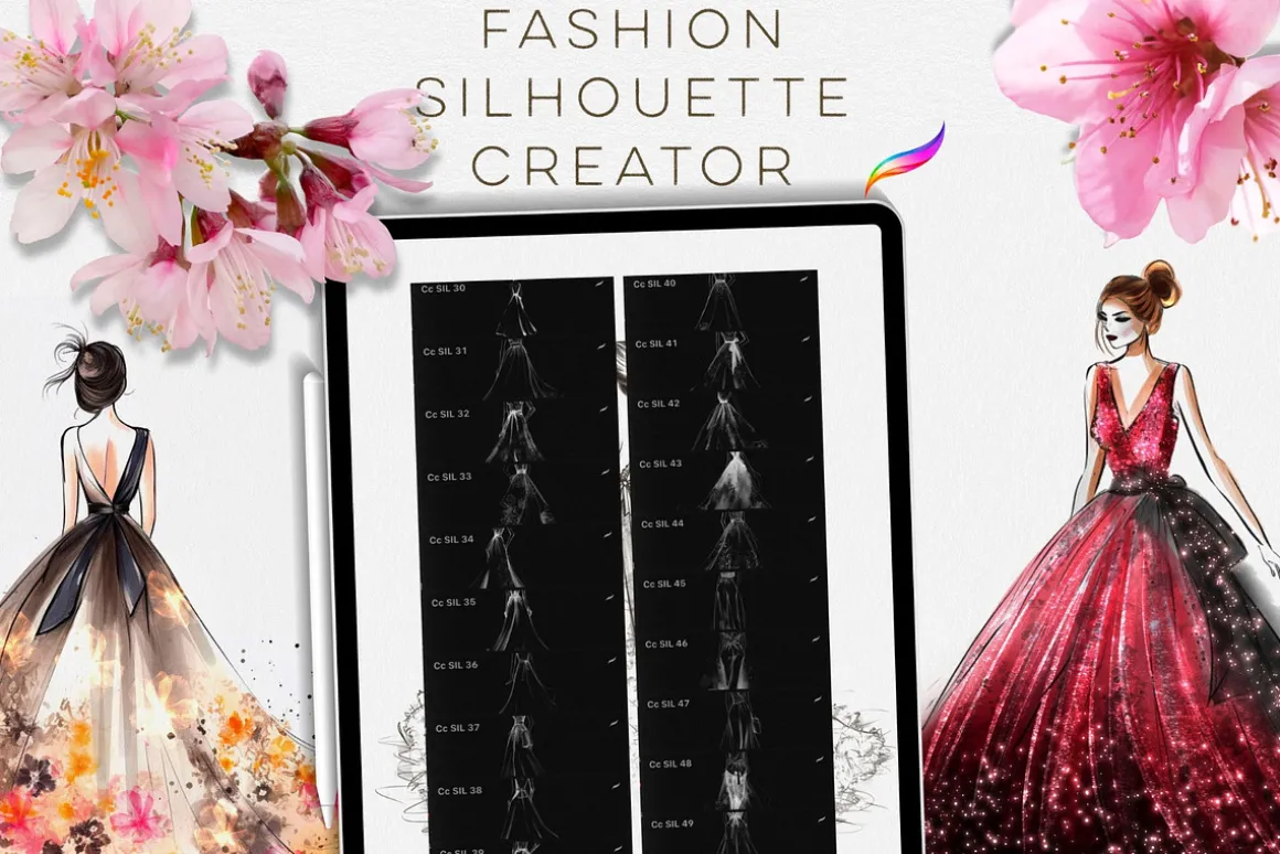 FASHION SILHOUETTE CREATOR Brushes