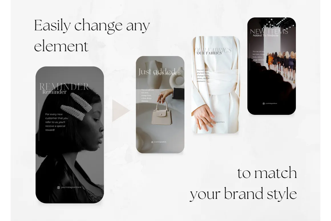 65 Fashion Social Media Stories