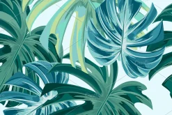 Fashion tropical pattern monstera